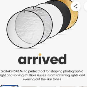 digitek collapsible multi disc camera reflector